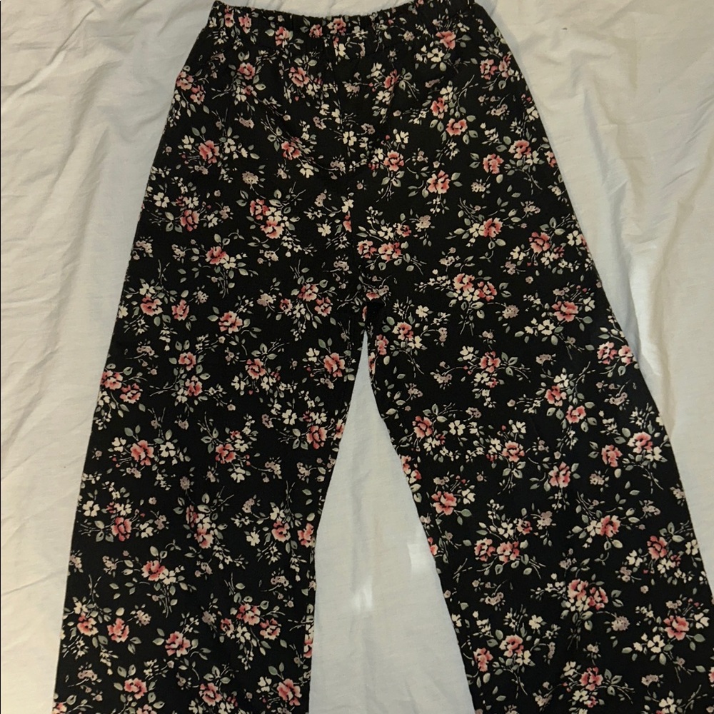 Flower Wide Leg Pant Girls 7